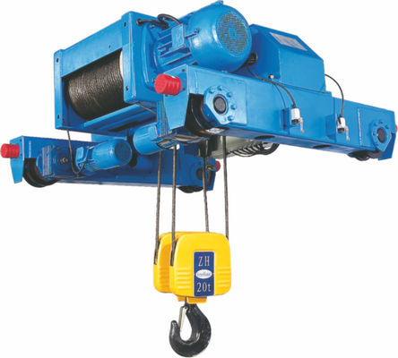 چین 40 ton, 50 ton Double Girder Electric Wire Rope Hoist With Trolley For Storage / Workshop / Warehouse / Power Station تامین کننده
