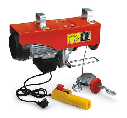 چین 100kg - 1000kg Mini Electric Wire Rope Hoist With 220V Voltage For Home Application / Civil Use تامین کننده