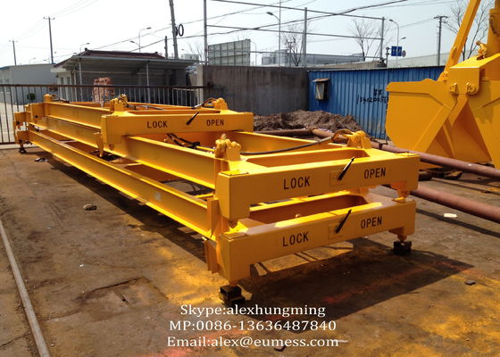 چین Lifting Equipment Container Crane Spreader With Steel Wire Rope / Semi-automatic Type تامین کننده