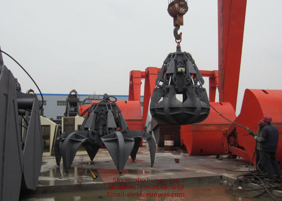 China De Schrootgreep van de duurzame en Veiligheids Elektrische Hydraulische Sinaasappelschil voor het Ijzer van het Schrootafval leverancier