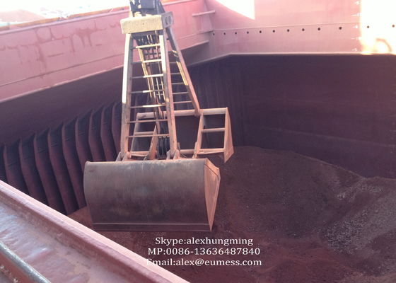 China A garra mecânica da parte superior de quatro cordas/luta a cubeta para o minério de ferro ou o minério de níquel fornecedor