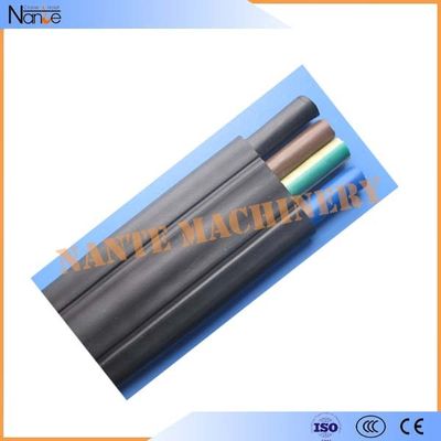 China Cabo de viagem revestido isolado borracha do plano para o guindaste/grua 6 x 2,5 fornecedor