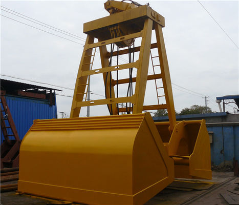 CINA 28T 15m³ Wireless Remote Control Ambil / Single Rope Grapple untuk Bulk Cargo Memuat pemasok