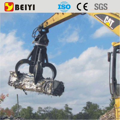 Orange peel grab bucket excavator rotating hydraulic grab nhà cung cấp